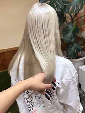 ネハス 名古屋栄店(nehus.) ブリーチ/クラゲヘアー/小顔に見せるヘア/ココアベージュ