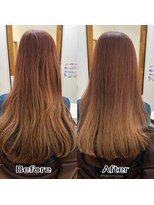 アミエ(ami e)&nbsp;ヘアケアコース+カット・髪質改善・縮毛矯正・白髪染め