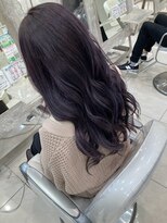 アッシュ 関内店(Ash) ロングレイヤー×艶パープル