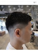 クロップ×アイロンパーマ<横浜／フェード/クロップ>