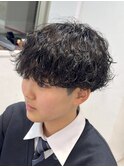 渋谷/波巻きスパイラルパーマ/メンズマッシュ/無造作パーマ