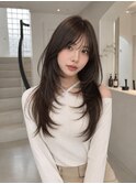 シースルーロングハッシュ