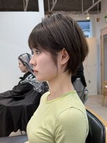 トト 船橋店(toto.)&nbsp;グレージュハッシュカットデザインカラーツートンカラー[船橋]