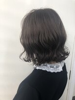 ジーナ 博多(Zina)&nbsp;[Zina]外ハネボブ♪モノトーンアッシュ♪