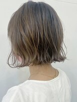 ベイルーム(BAYROOM by HONEY omotesando)&nbsp;【BAYROOM】yu-kaスタイル　切りっぱなしくびれボブ