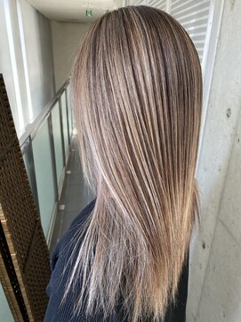 ガルボ ヘアー(garbo hair) #オススメ#バレイヤージュ#グラデーション#ブリーチ#ヘアカラー