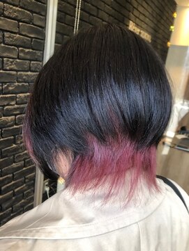 リベア トウキョウ 東大島店(Rever Tokyo) ショートグラ/テラコッタ/ミニウルフ/くすみブルー/東大島