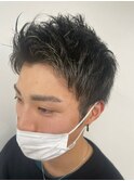 時短アイブロウ_センターパート, サイドパート,韓国マッシュ