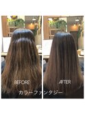 髪質改善カラー。カラーファンタジー【gocci】
