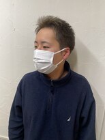 シュリット(schritt) 長めボウズ×ブリーチカラー Luna