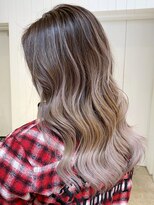 アルバム 渋谷パルコ(ALBUM)&nbsp;ラベンダーバレイヤージュ_チェリーブラウン_ba332871