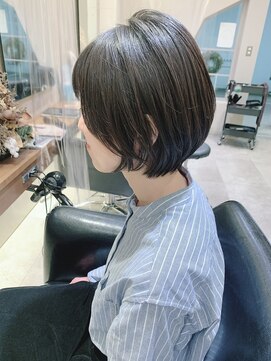 シェル 国分寺(shell) 首が長く見えるスタイル丸みショート