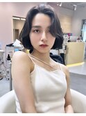 韓国ボブ　顔周り　タンバルモリ　タッセルボブ　大宮　石井遥