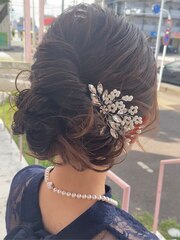 結婚式ゲストヘアアレンジ