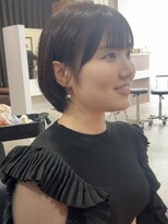 ビュー フクオカ(VIEW FUKUOKA)&nbsp;モードに大人可愛いダークアッシュイメチェンショートボブ