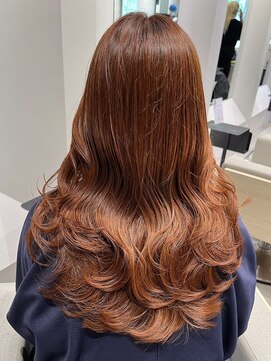 ロンドエニカ 大宮(Lond enika) レイヤーボブブリーチなしダブルカラーロング[大宮]