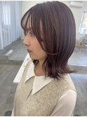 くびれ巻きボブ