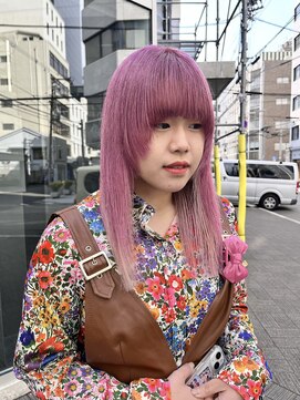 カフ(CAF) CAF FUKO ピンク/ホワイトカラー/デザイン/大阪/心斎橋