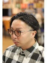 カットハウス 人気の波巻きパーマ強さ60%