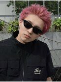 スパイキーショート/ハイトーンカラー/ピンクカラー