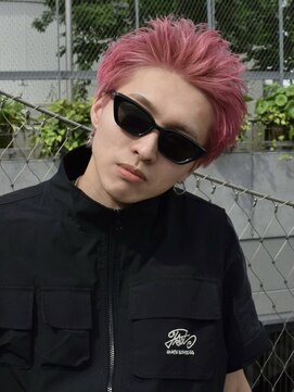 エイトメン 池袋東口店(EIGHT MEN) スパイキーショート/ハイトーンカラー/ピンクカラー