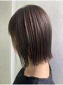 髪質改善 プレミアムカラー 切りっぱなしボブ@田代8/9