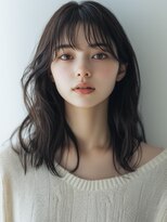 アルトリスト(Altruist Aging×HAIR&SPA)&nbsp;★ダークアッシュ大人ガーリーボブ着物ミディアムレイヤーカット