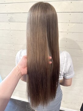 ルノン シェリー(LUNON cheliy) スーパーロング/ブリーチカラー/ブリーチ１回/ベージュ/