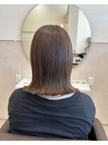 クロレヘアー(Colorer Hair) お手入れが楽な切りっぱなし外ハネボブ