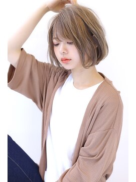 オーロ 千里山店(ORO) 20代30代40代50代ボブルフネビージュ小顔ワンレンショート