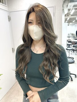 トレヘアー 京都 烏丸(tRe hair) オリーブグレージュ