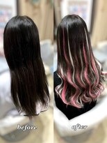 ヘイルジューシー(hail JUICY)&nbsp;シールエクステ/地雷/ピンクヘア