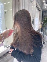 ディジョン 自由ヶ丘(Dijon)&nbsp;韓国顔まわりレイヤーカットグレージュオリーブベージュブラウン