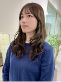 透明感アッシュブラウン