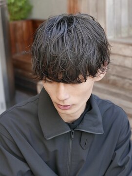 フィフス 名駅(fifth) シャドウパーマ名古屋テテ風ゆるめパーマ韓国ヘア波巻きツイスト