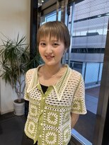 ザザ ZA/ZA 茗荷谷&nbsp;さっぱりベリーショート/透明感ベージュカラー