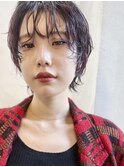 ショートウルフ×チェリーブラウン