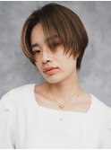 〈a24〉ショート韓国ボブハイライト髪質改善ブリーチ前髪20.30代