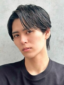 ロンドオム 池袋(Lond Homme) men's/メンズカット/縮毛矯正/黒染め/韓国/ブルーブラック/池袋