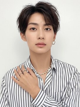 エル 渋谷(L) 20代カット◎ニュアンスパーマで簡単セット学生