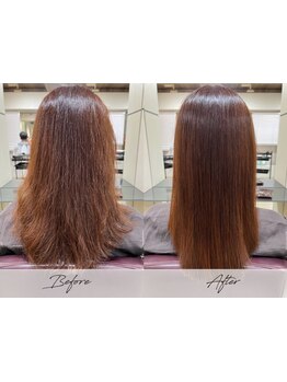 ナチュラルな仕上がりで大人女性の魅力を引き出す♪毛先まで潤いのある艶やかなストレートを手に入れて。