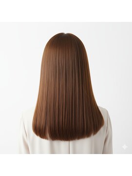 ブランシュ(Blanche) 毛先のラインを残した重ためスタイル