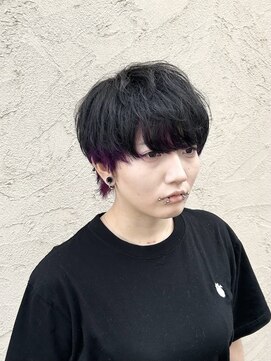 モップアップ(Mop up) ショートウルフ×インナーカラー