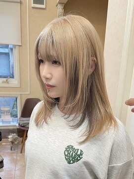 メルク(merc) カール/セミディ/シアーカラー/姫カット/ブリーチ