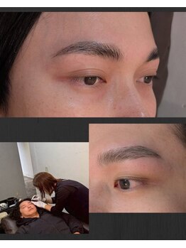 [難波メンズ/眉毛サロン] 印象激変！プロが創る“似合わせ眉”と清潔感