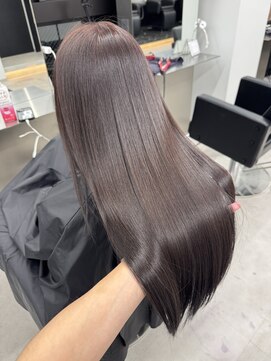 ラピステン 福岡天神 大名店(Lapis) 縮毛矯正/グレージュ/ブラウン/ダブルカラー/髪質改善