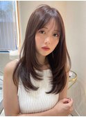 お洒落なレイヤーカット韓国ボブレイヤーボブ渋谷タッセルボブ