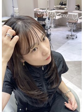 コルソ バイ ケーツー(CORSO by k-two) ナチュラルレイヤースタイル◎前髪カット