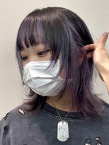 フェイス 石川町 (FACE)&nbsp;アンブレラカラー黒紫