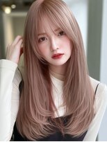 サロンドアイ(salon de i)&nbsp;くびれロングレイヤー × ピンクブラウン
